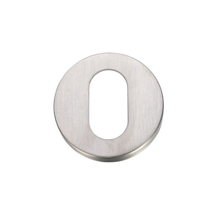 Zoo Hardware - Oval Profile Grade 304 Escutcheon - Satin Stainless Steel - Pair