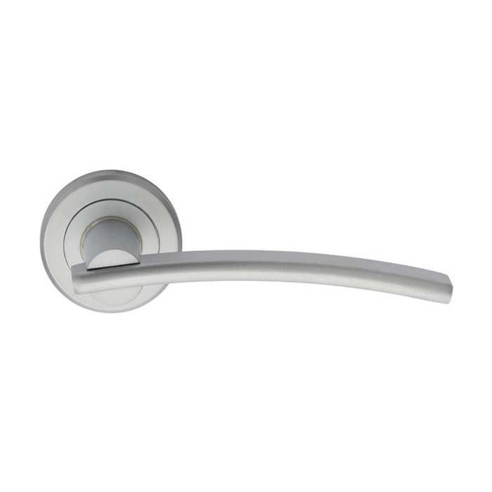 Serozzetta Cumulus Door Handle on Rose - Pair