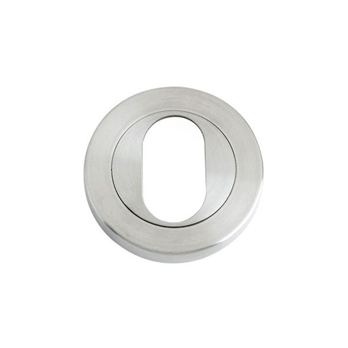 Zoo Hardware - Oval Profile Grade 304 Escutcheon - Satin Stainless Steel