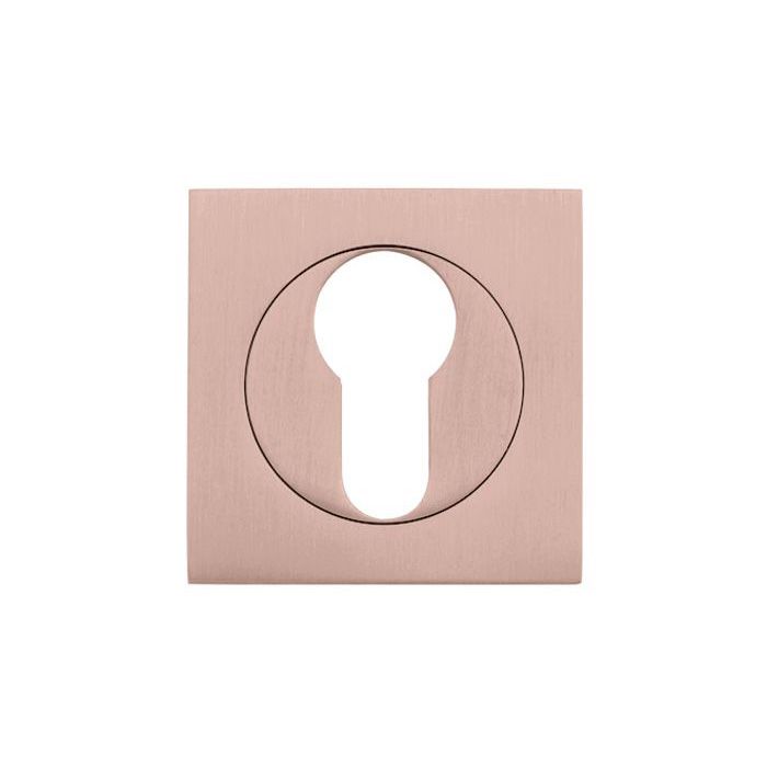 Zoo Hardware Euro Profile Stanza Designer Square Escutcheon 