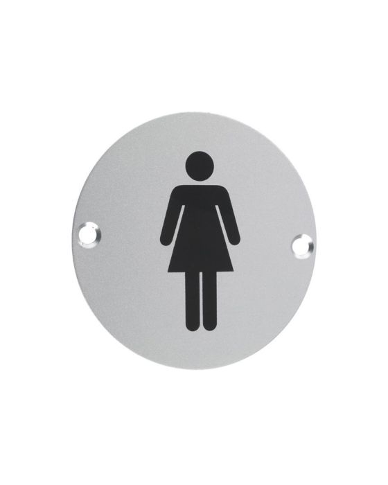 Zoo Hardware Female Symbol Door Sign 