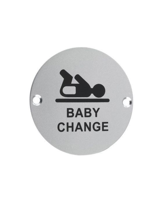 Zoo Hardware Baby Change Symbol Door Sign