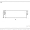 From The Anvil Letter Plate Cover Powder Coated Finish 33227 and 33057