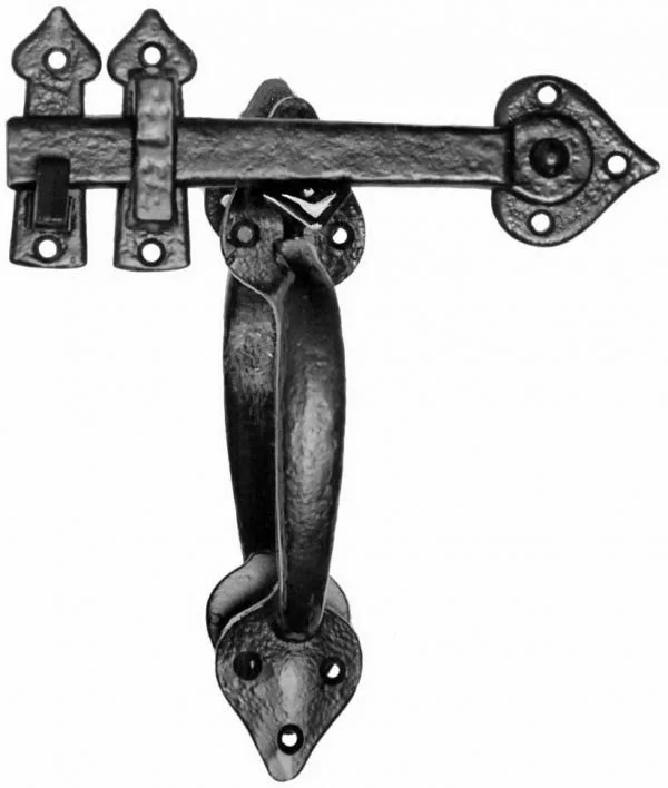 Suffolk Latch Set double handle 3625 Kirkpatrick Antique Black ironmongery