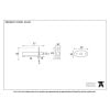 Security Window Bolt Polished Brass 91047