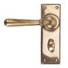 From The Anvil Newbury Lever Handles Polished Bronze