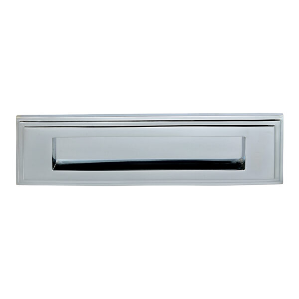Prima Polished Chrome Horizontal Edwardian Letter Plate BC10