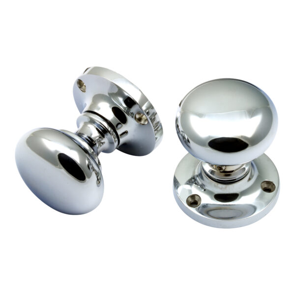 Prima Polished Chrome Mushroon Mortice Knob (Sprung) BC92A
