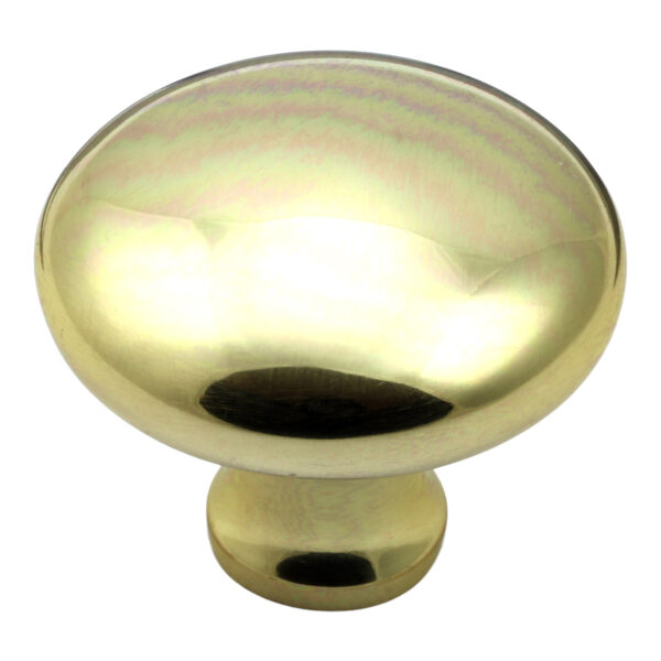 Prima Polished Brass Bun Cupboard knob PB2007