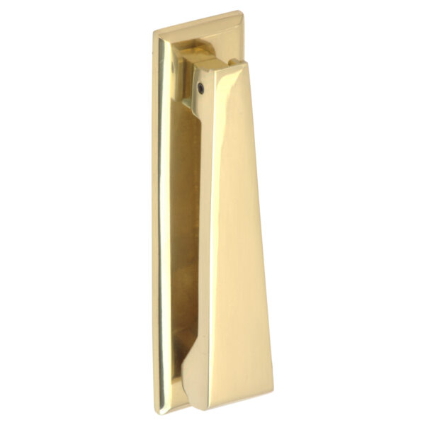 Prima Polished Brass Contemporary Door Knocker PB26