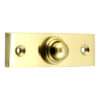 Prima Polished Brass Profile Bell Push PB35