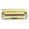Prima Polished Brass Letter Plate With Grab Handle PB383