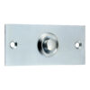 Prima Satin Chrome 'Flat' Bell Push SCP749