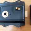 Black Fancy Rim Latch with locking snib BH1010BL