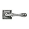 Finesse British made  Pewter DERWENT Lever on 'JESMOND' Rose FD091 FD092