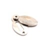 Spira Brass Oval Beehive Covered Escutcheon