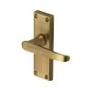 Heritage Brass Door Handle Lever Victoria Design