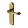 Heritage Brass Door Handle Lever Gloucester Design