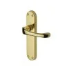 Heritage Brass Door Handle Lever Gloucester Design