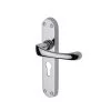 Heritage Brass Door Handle Lever Gloucester Design