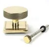 From the Anvil Aged Brass Brompton Centre Door Knob (Square)