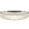 From the Anvil Hammered Nickel Oval Sink