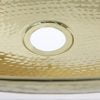 From the Anvil Hammered Brass Oval Sink