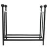 From the Anvil Matt Black Rectangular Log Holder