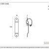 From The Anvil Black Locking Screw on Staple Gothic End
