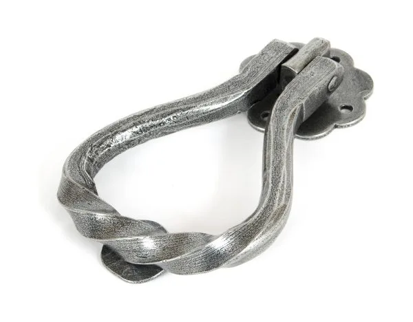 From the Anvil Pewter Door Knocker 33611 Pear shaped