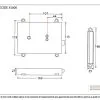 Anvil Rim Lock with Polished Brass Cover 35000