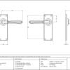 Aged Bronze Hinton Lever Latch Set 45329