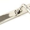 Polished Nickel Reeded Slimline Lever Latch Set 45425