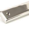 Polished Nickel Reeded Slimline Lever Latch Set 45425