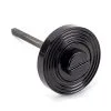 Black Round Thumbturn Set (Beehive Rose) 45745