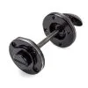 Black Round Thumbturn Set (Beehive Rose) 45745