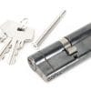 Pewter 40/40 5pin Euro Cylinder 45810