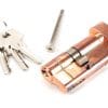 Polished Bronze 30/30 5pin Euro Cylinder/Thumbturn KA 45865