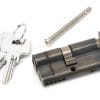 Pewter 30/30 5pin Euro Cylinder/Thumbturn KA 45866