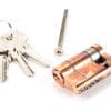 Polished Bronze 35/10 5pin Single Cylinder 45881