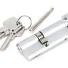Satin Chrome 35/45T 5pin Euro Cylinder/Thumbturn 46265