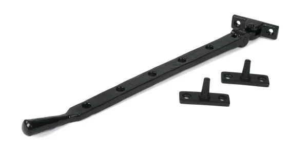 From the Anvil Black 12" Hammered Newbury Stay