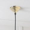 Hammered Brass Brindley Pendant 49517