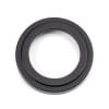 Matt Black Round Escutcheon (Art Deco Rose) 49537