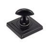 Matt Black Round Thumbturn Set (Square Rose) 49547