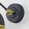 From the Anvil Hammered Brass Brindley Wall Light in Slate