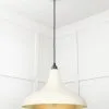 From the Anvil Smooth Brass Frankley Pendant in Teasel
