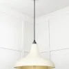 From the Anvil Smooth Brass Frankley Pendant in Teasel
