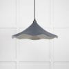 From the Anvil Smooth Nickel Flora Pendant in Slate