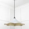 From the Anvil Smooth Brass Flora Pendant in Birch